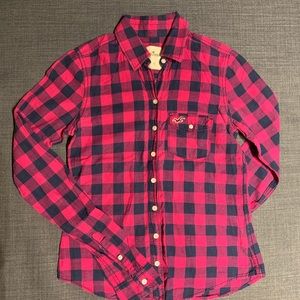 Hollister plaid size XS